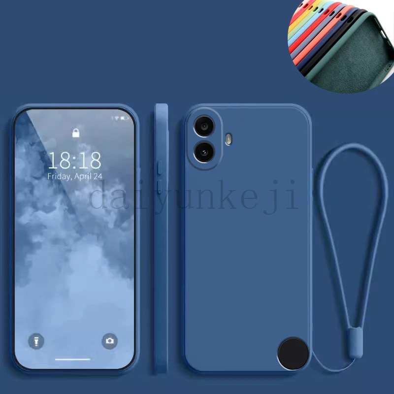 Luxury Phone Case For Nothing Phone CMF 2 Pro 1 Cover Shockproof Silicone Case NothingCMF Soft Case With Screen Protector