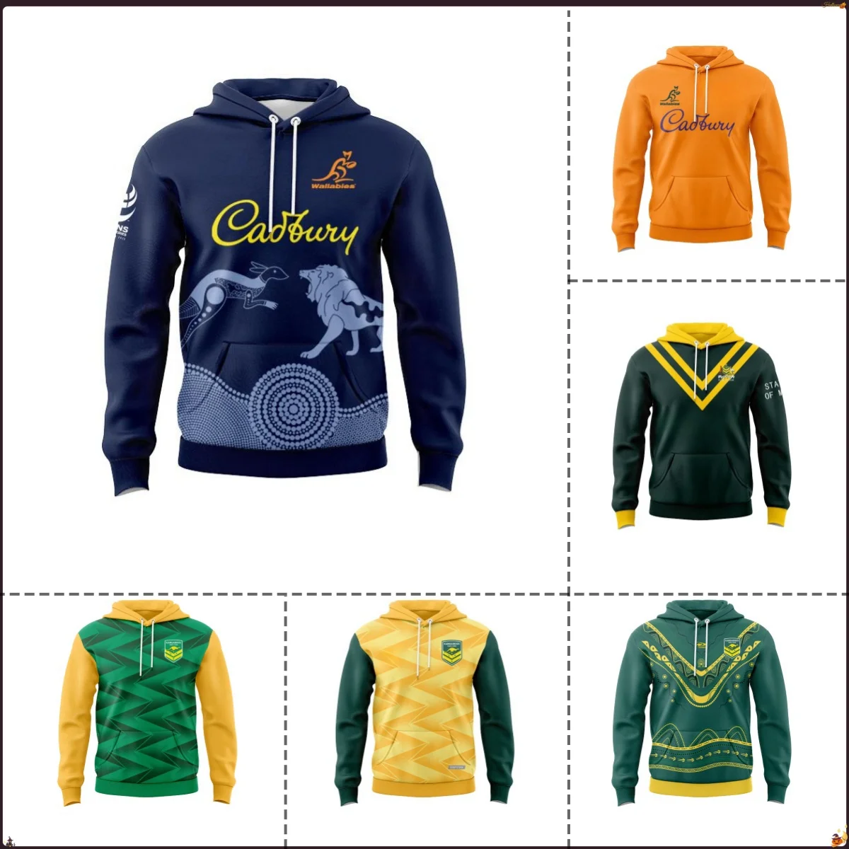 2025 Wallabies Lions Tour Rugby Hoodie