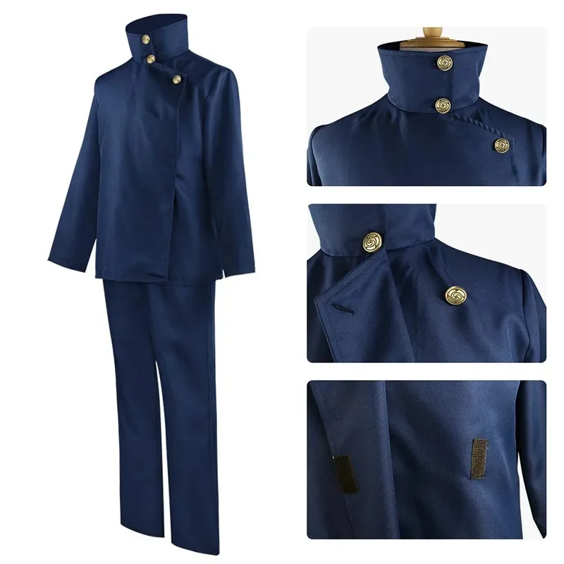 Itadori Yuji Cosplay Costume Inumaki Toge/Fushiguro Megumi Cosplay Includes Uniform Pants for Anime Comic With