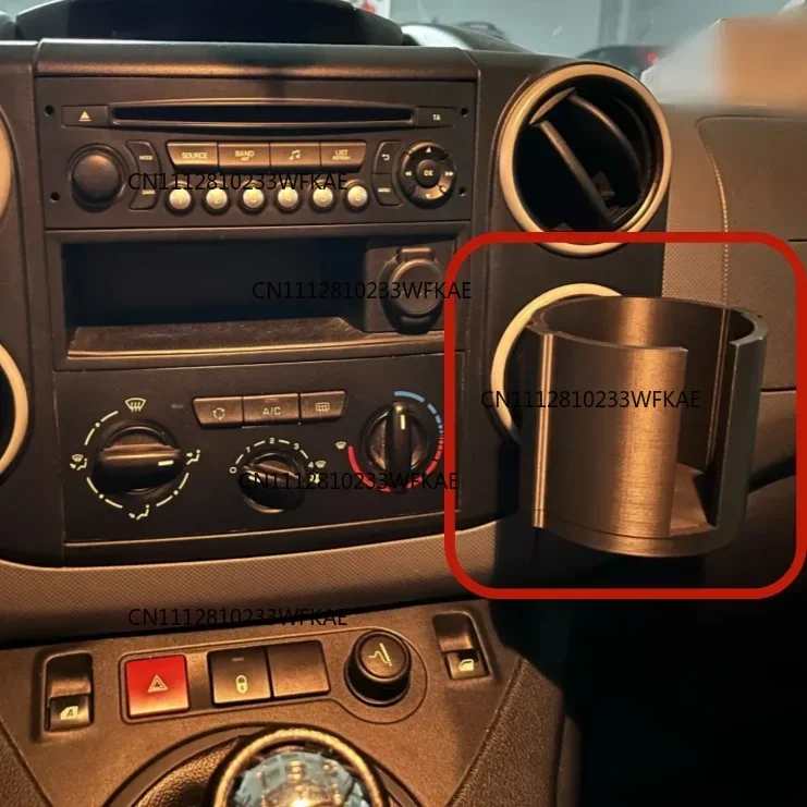 2PC For Peugeot Partner Citroen Berlingo Car Interior Cup Holder Mounts Phone Holder Push Storage Car Interior Accessories