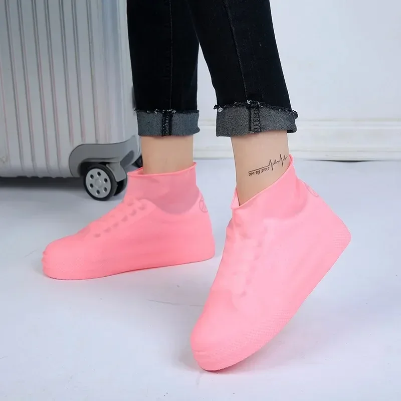 

Reusable waterproof rain shoe covers silicone outdoor rain shoe covers walking shoe accessories