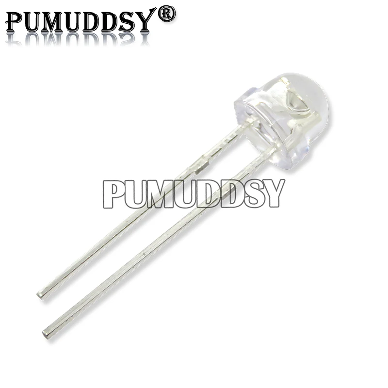 5MM LED Diode Straw Hat White Red Green Blue Yellow Purple Light Transparent Emitting New 100PCS/LOT IGMOPNRQ