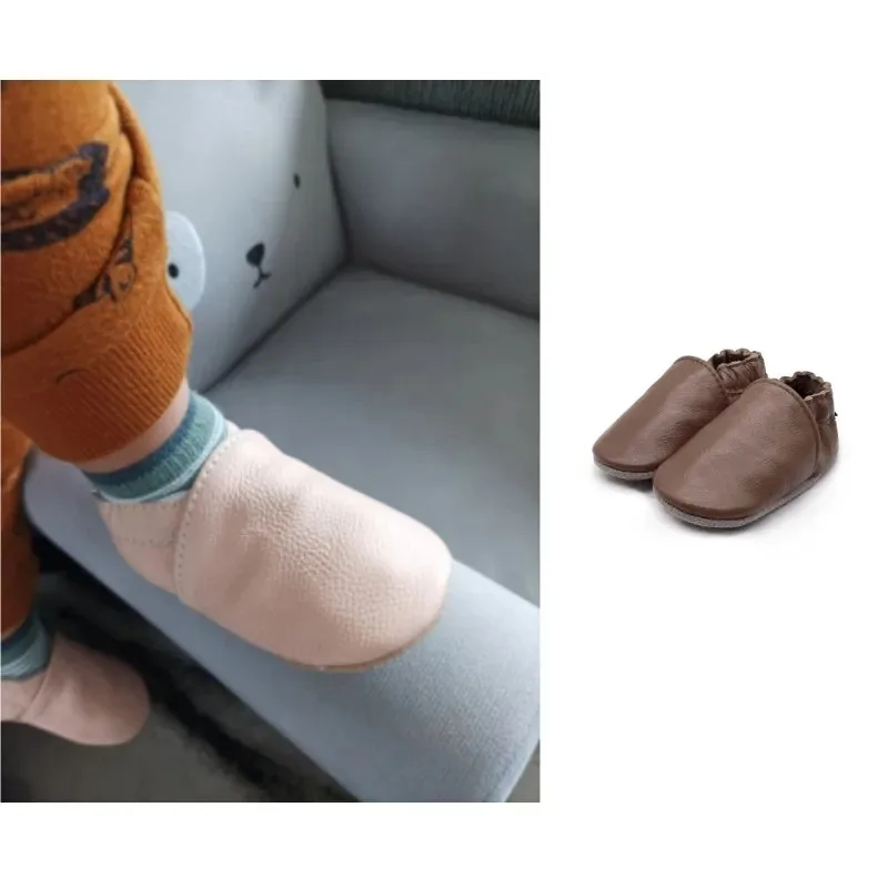 Babyschoenen Koe Lederen Bebe Laarsjes Zachte Zolen Antislip Schoeisel Peuter Eerste Wakers Jongens En Meisjes Slippers