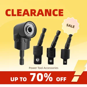 Clearance_Right Sudut Bor Lampiran Impact Grade Power Hand Tool Driver Adaptor Soket yang Dapat Diputar Set Ekstensi Obeng Ho 8 penjualan terbaik canon sl3 - №