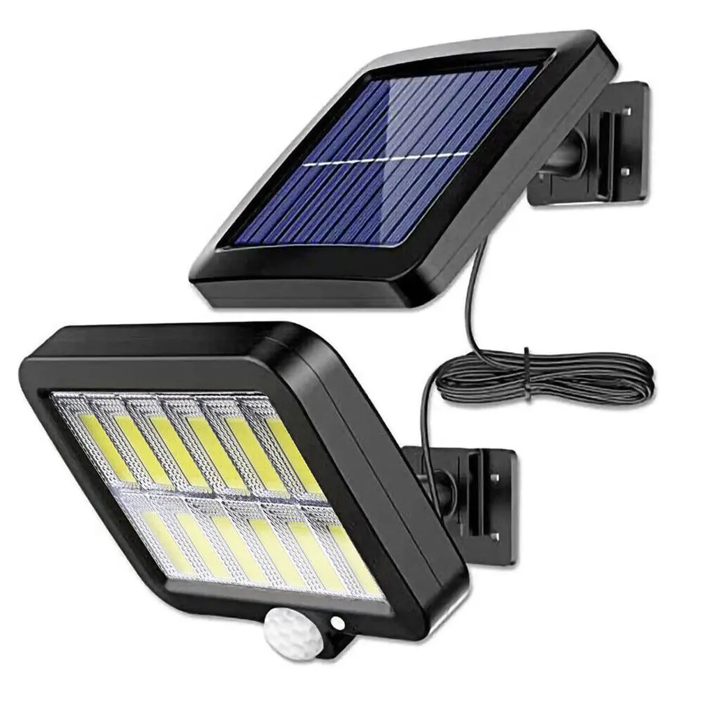 New 120 COB Solar Power Lamp Solar Street Light For Outdoor Garden Wall Yard LED Security Lighting Energy Saving Lamps