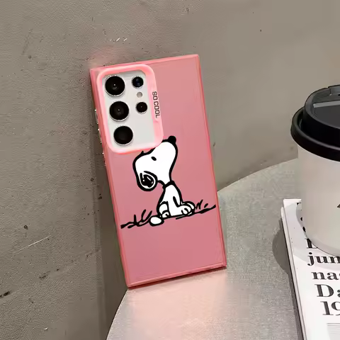 Fashion Samsung Tough Phone Cases For Galaxy S25 S24 S23 S22 S21 S20 S30 Ultra FE Plus 5G S24Ultra Note 20 A73 A72 A71 S-snoopys