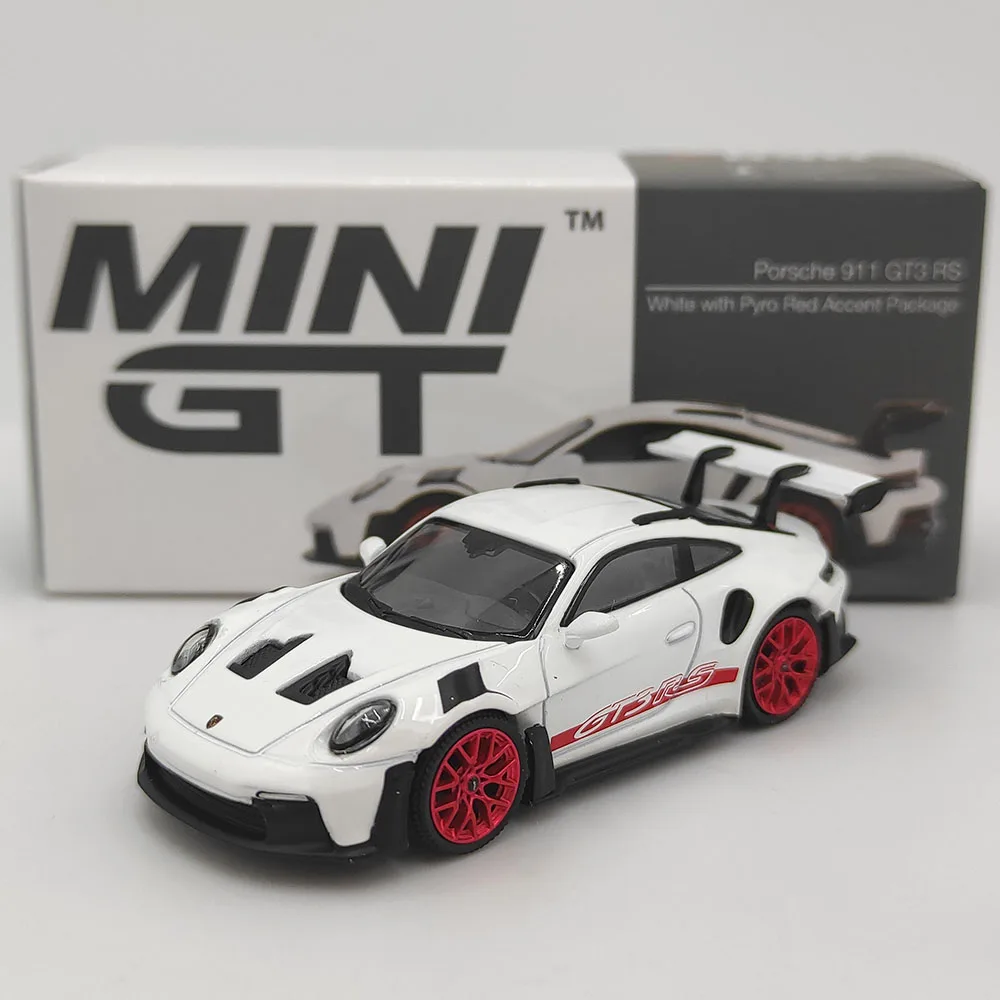 

Diecast MINIGT 1/64 Scale Porsche 911 GT3 RS Alloy Car Model Collectible Toy Gift Souvenir Display Ornament