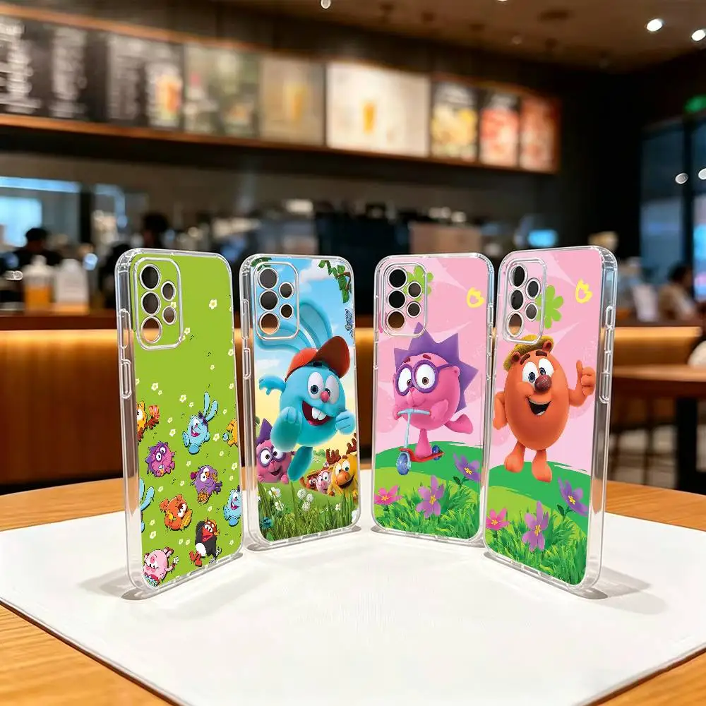 Slavic Classic Cartoon  Clear TPU Soft Case Phone Case For Samsung S 25,24,23,22,30,21,10,9,Ultra,Plus,Lite,FE,4,5 G