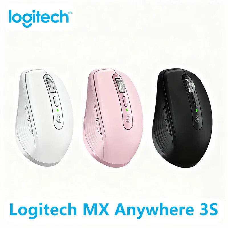

Logitech Master Series MX Anywhere 3S Bluetooth Wireless Silent Mouse, Quiet, Portable, for Laptop and Office