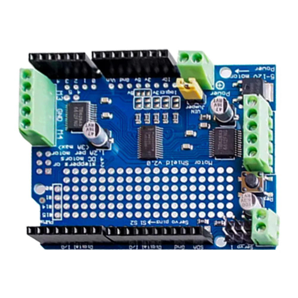 Picture 3: Motor Drive Expansion Board Shield V2 DC Stepper Motor Drive Module TB6612FNG I2C for Arduino Robot Mega R3