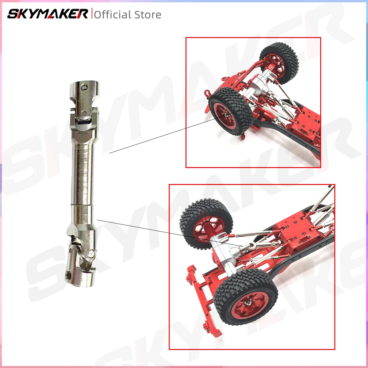 1/12 RC카 메탈 드라이브 샤프트 MN128 MN86 MN86s 드라이브 샤프트 메탈 CVD 드라이브 샤프트 5mm 슬리브 액슬 업그레이드 부품 액세서리