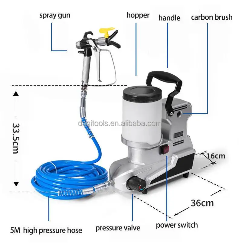 New Airless paint sprayer Airless Spray Machine Lightweight And Portable