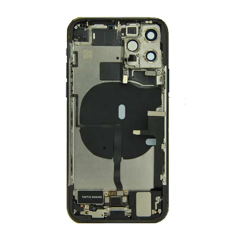 Full Housing For iPhone 11 Pro Max Back Glass Battery Cover Middle Frame Chassis with Flex Cable Rear Cover Assembly Replacement