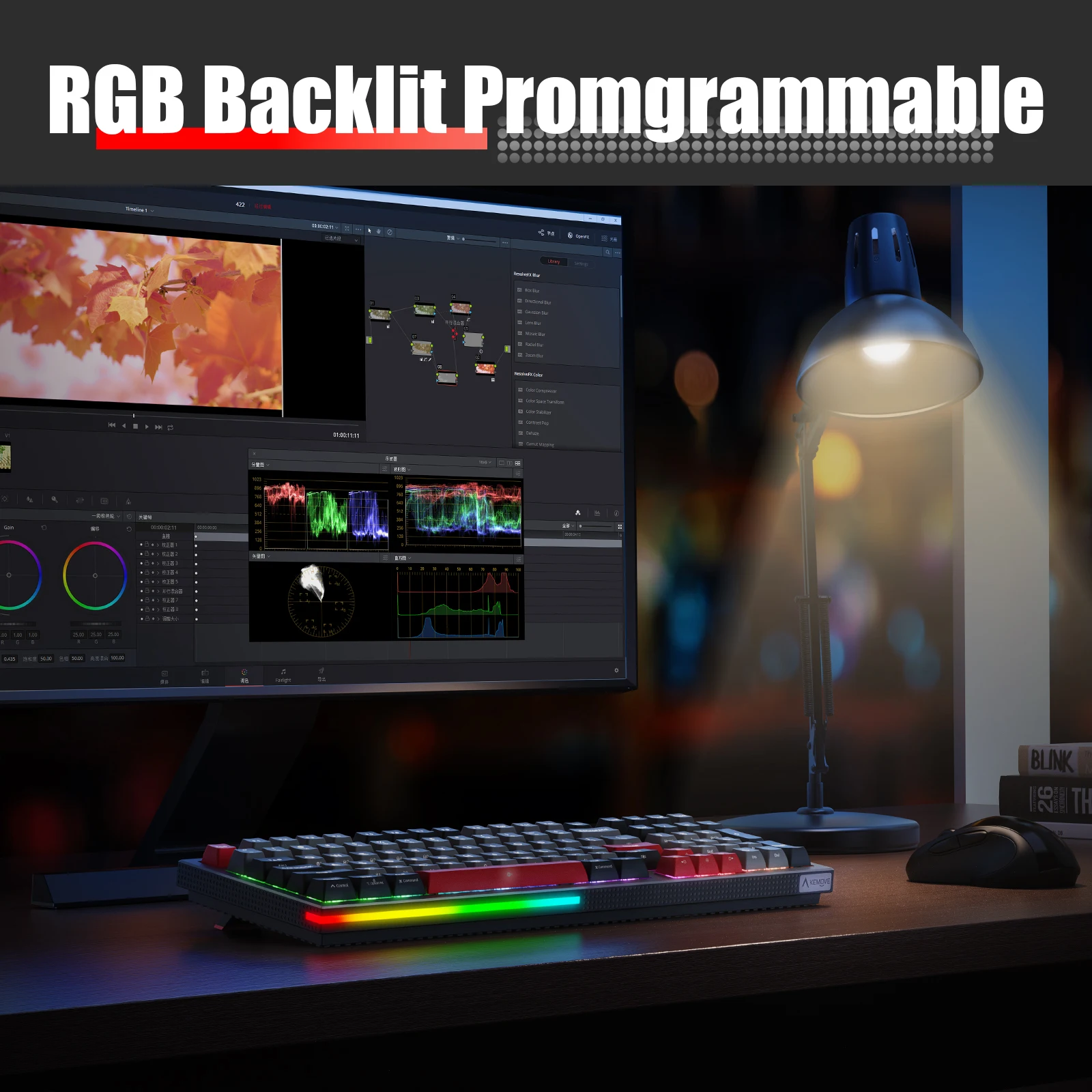Imagem -06 - Teclado Mecânico para Jogos Hot Swappable Bateria Maciça bt 5.0 2.4g tipo c Retroiluminação Rgb 98 Teclas 4000mah K98-wireless