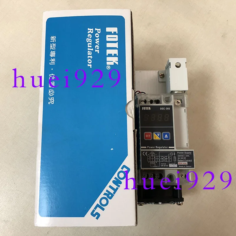 Original And Genuine Taiwan Yangming FOTEK Single-phase Single-wire Power Regulator DSC-265 Fake One Penalty Ten