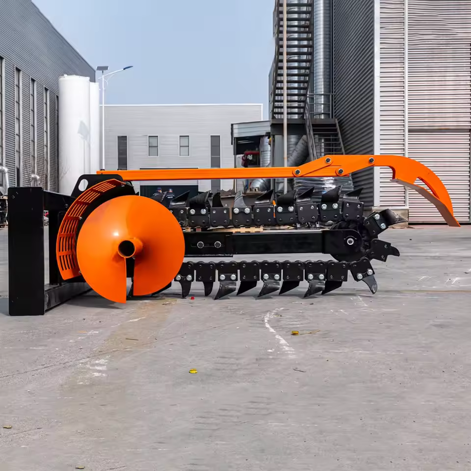 Mini Skid Steer Chain Trencher Attachment image