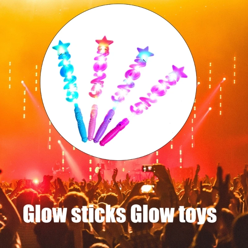 Vibrantins Party Glowing Sticks 6 Pieces Wands With Lanyards Mixed Color Accessory for Celebration and Festivals