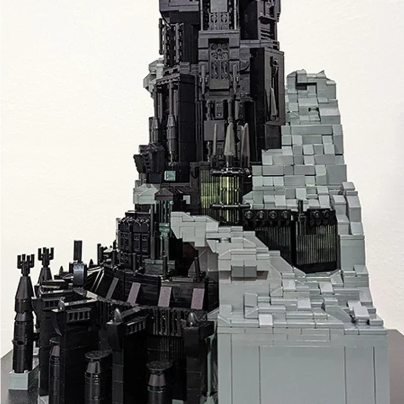 Moc tijolos de construção famoso filme modelo preto imperador torre tecnologia blocos modulares presentes brinquedos natal diy conjuntos montagem