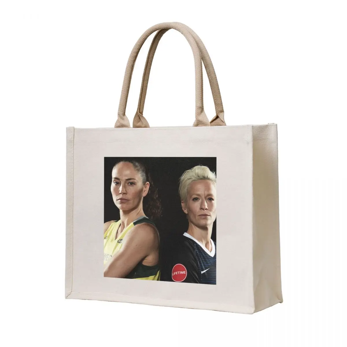 

Sue Bird and Megan Rapinoe Tote Bag shoping bag tote bag men's Customizable tote cloth woman