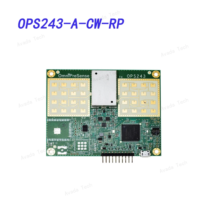 

OPS243-A-CW-RP Distance Sensor Modules 24GHz Doppler Radar Sensor