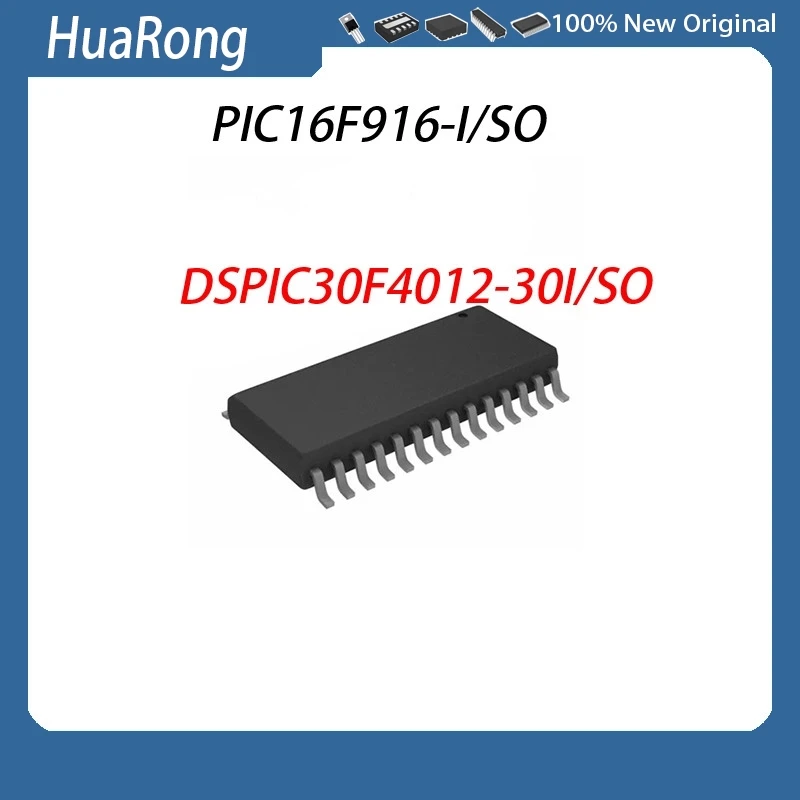 

Новый набор из 5 шт./лот PIC16F916-I/SO, PIC16F916-i so, DSPIC30F4012-30I/SO, DSPIC30F4012 30I/SO, SOP-28