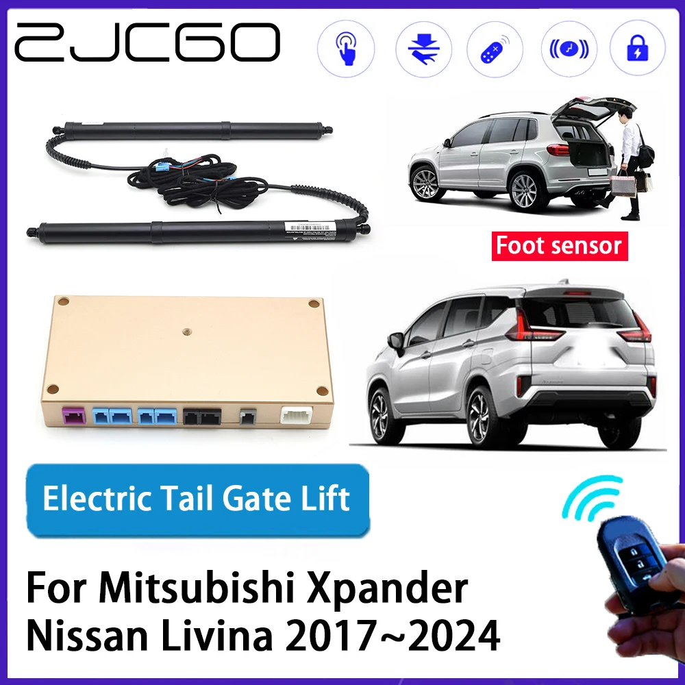 

ZJCGO Auto Trunk intelligent Electric Tail Gate Lift Automatic Tailgate Opener for Mitsubishi Xpander Nissan Livina 2017~2024