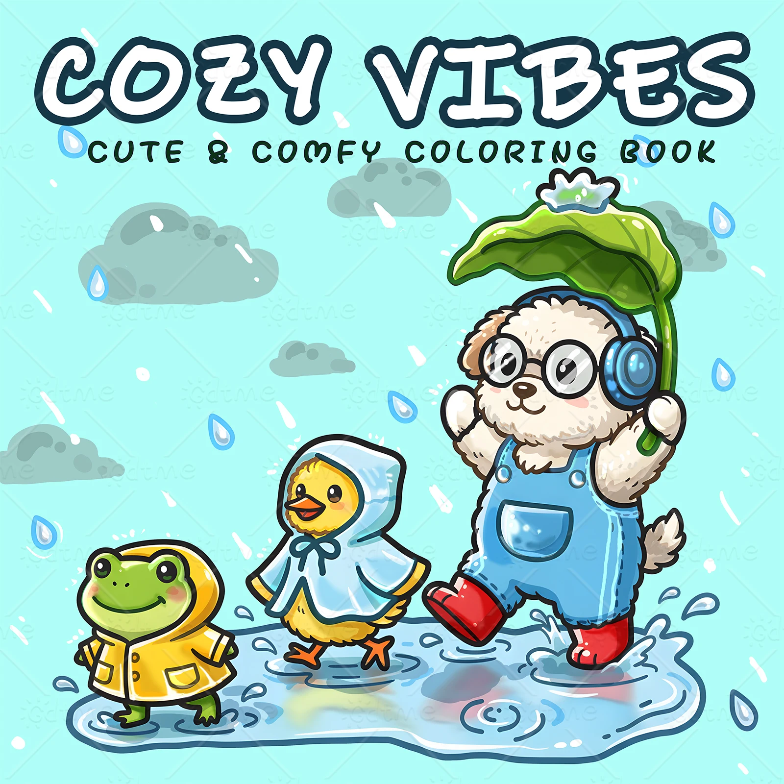 COZY VIBES Coloring Book For Adults And Teen Featuring Cute Cozy Daily Activities For Relaxation (Cozy Spaces Coloring)