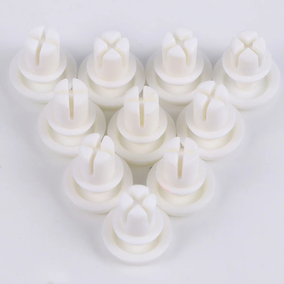 

100pcs Plastic Rivet Type Expansion Fastener For Computer Pcb Mother Board White Nylon Clip Buckle Tool-Free Installation