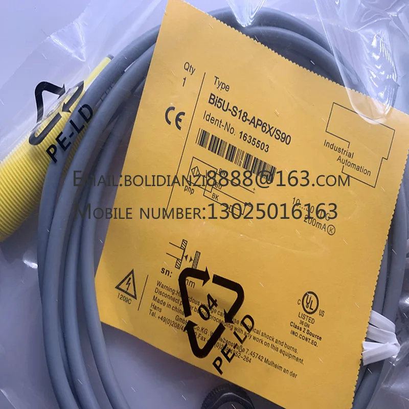 Novo sensor de proximidade Bi5U-S18-AP6X/S90 em estoque