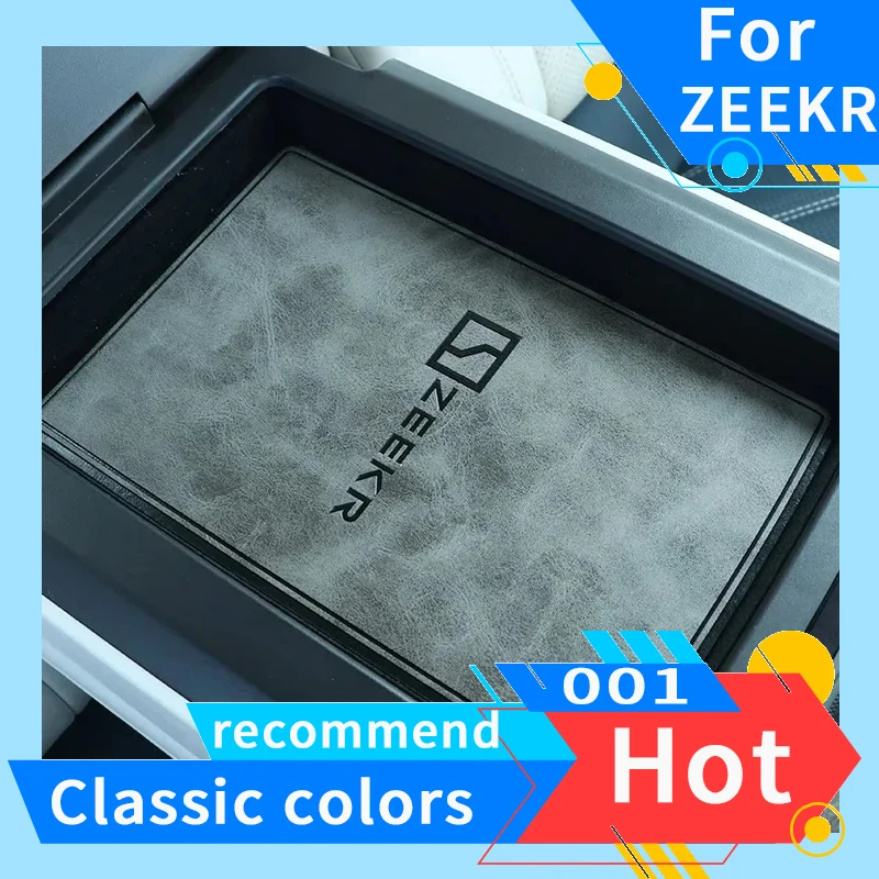 

For Zeekr 001 Car Door Slot Cushion Car Interior Modification ZeekR Water Cushion Storage Central Control Armrest Anti Slip Pad