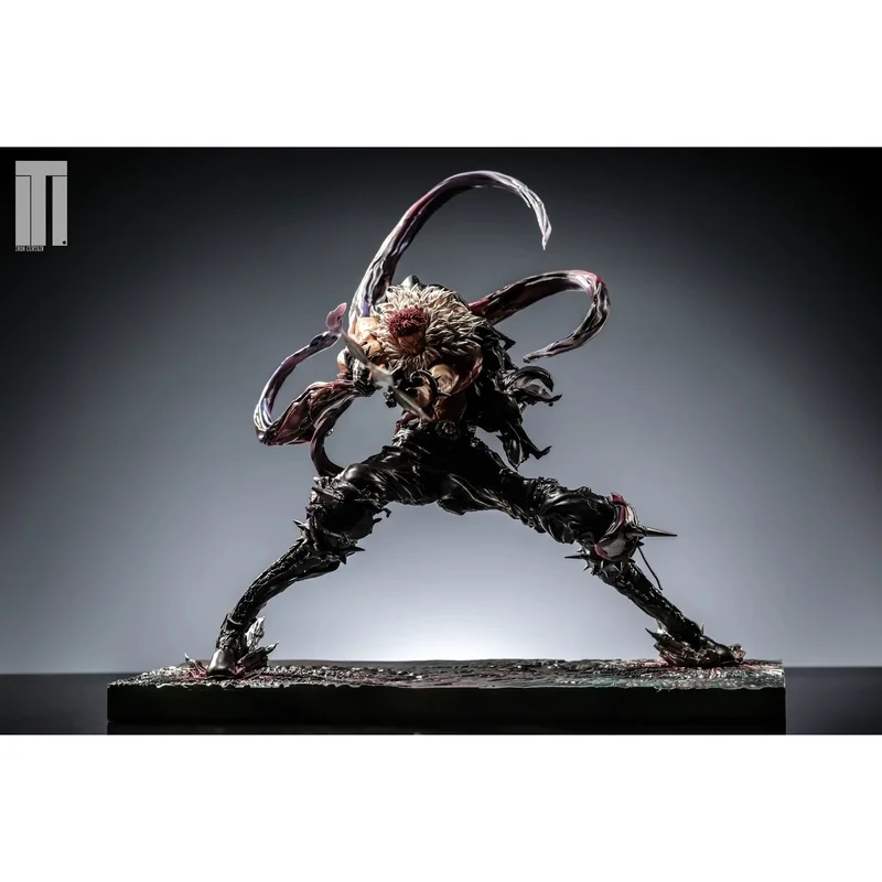 

30cm Cartoon One Piece Series Iron Curtain Katakuri Handsome Doll Hand-Made Model Blood Cartoon Humanoid Ornaments Toy Gift