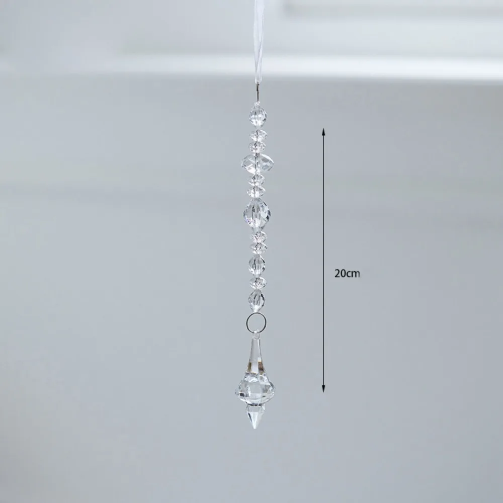 

Transparent Christmas Hanging Pendants Acrylic Snow Beads Star Christmas Decorations Festival Favors Party Supplies