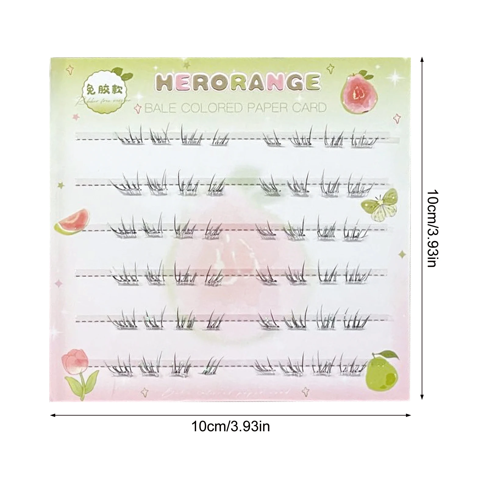 ملحقات الرموش الطبيعية الرموش الصناعية العنقودية الفردية لخط الرموش السفلية مع تأثير متدرج اللون ماكياج الرموش اليومية