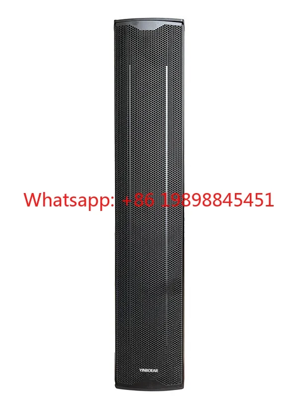 Professional 6.5-Inch  Aluminum Column Loudspeaker  High Fidelity 450W RMS PA Speaker System for  Church & Commercial Audio