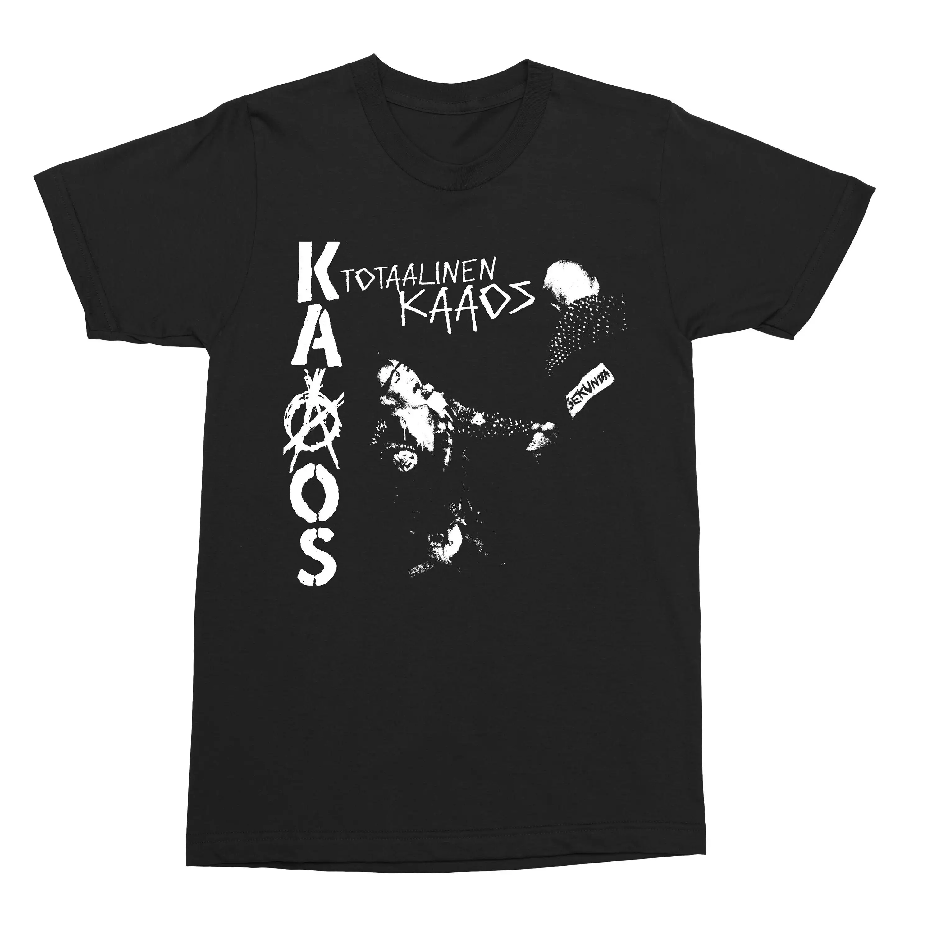 KAAOS 'Totaalinen' T Shirt punk hardcore Rattus Avskum Totalitar Tampere SS UK