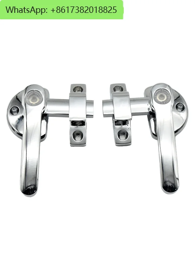 Heavy Duty Door Handle  Stainless Steel 304 Handle Lock Seal Lock Linkage Internal and External Double Open Rotary Handle FA-624