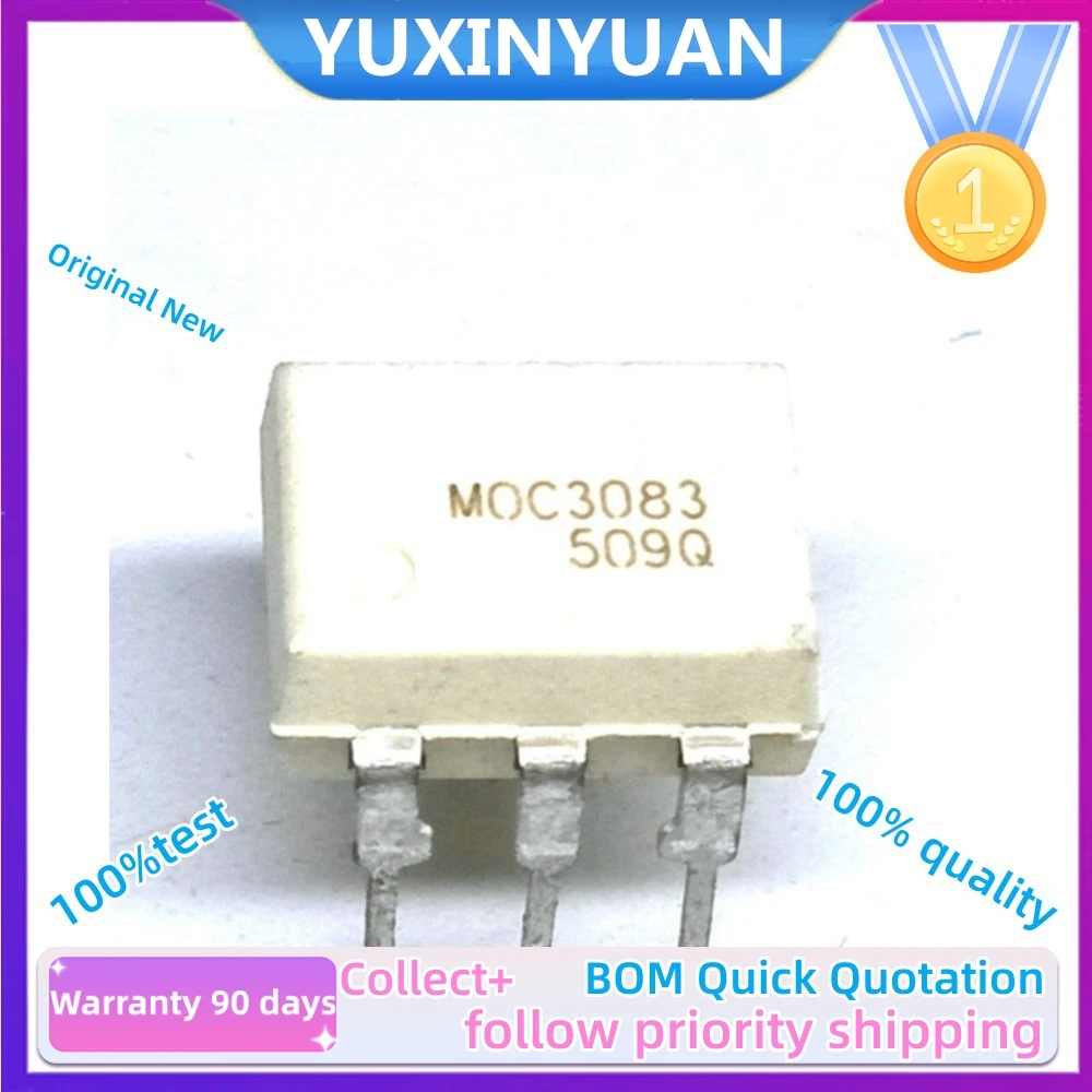 10PCS/LOT 100%NEw  MOC3083  DIP6  MOC3010  MOC3020  MOC3021  MOC3022  MOC3023  MOC3041 MOC3043 MOC3052  IC In stock ,100%test