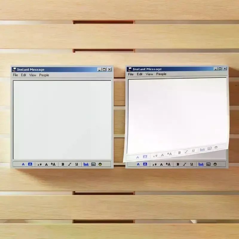 3 Pads Sticky Notes Computer Set Self-Adhesive Memo Pads - Removable Repositionable Note Pads For Office Home Study, Easy