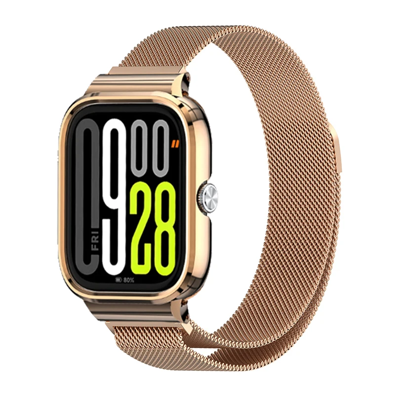 สายคล้องโลหะสําหรับ Redmi Watch 5 ห่วงแม่เหล็กสร้อยข้อมือสําหรับ redmi watch 4 สําหรับ redmi watch 5 ป้องกันฝาครอบ