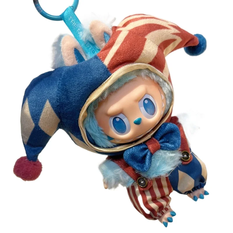 Ubranka dla lalki Labubu (bez lalki), zestaw do przebierania Labubu w strój klauna dla lalki Labubu 10 cm, ekskluzywna sukienka dla Labubu, wyjątkowa sukienka dla Labubu