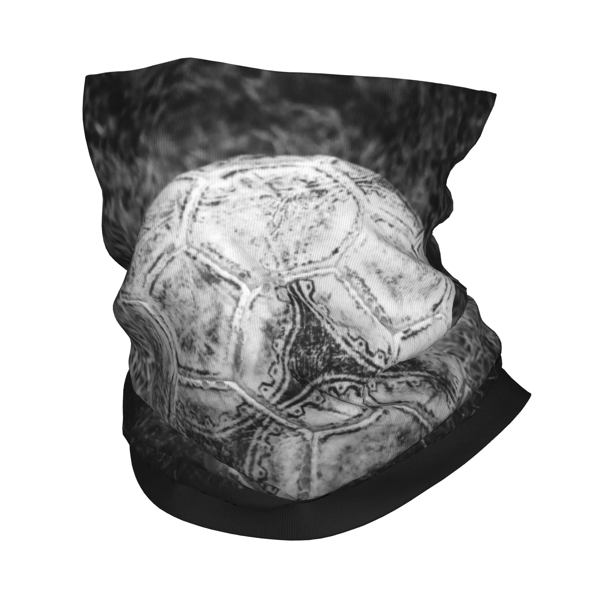 Custom Vintage Football Pattern Winter Headband Neck Warmer Women Men Hiking Running Tube Scarf Soccer Ball Lover Face Bandana