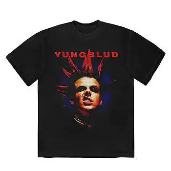 Men'S Yungblud Mohawk T Shirt X Large Black