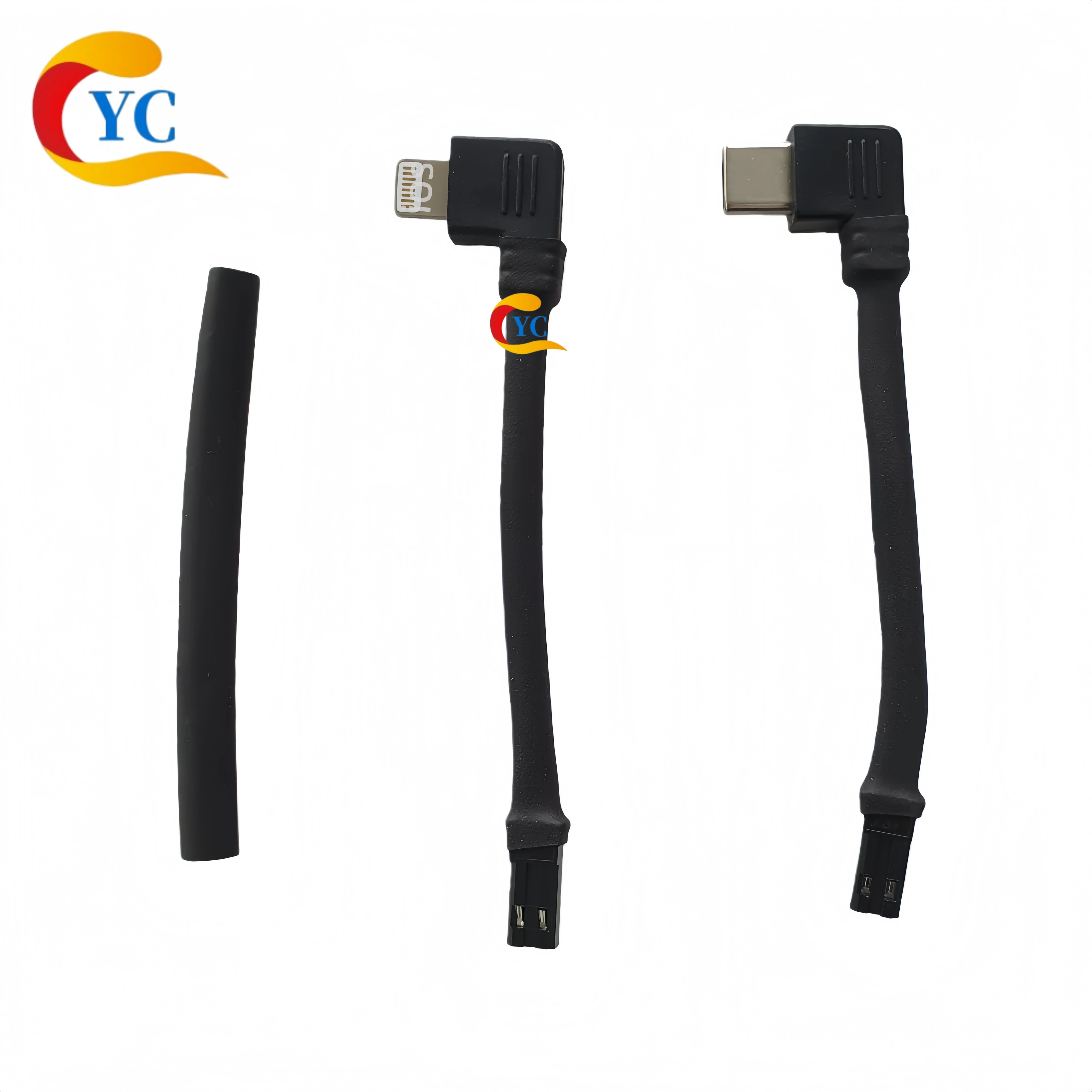 Tipo-c suporte do telefone móvel cotovelo magnético plugue de carregamento 2p carregamento rápido cauda plug cabo manga tubo termo retrátil manga protetora masculino e feminino jst/syp terminal cabo