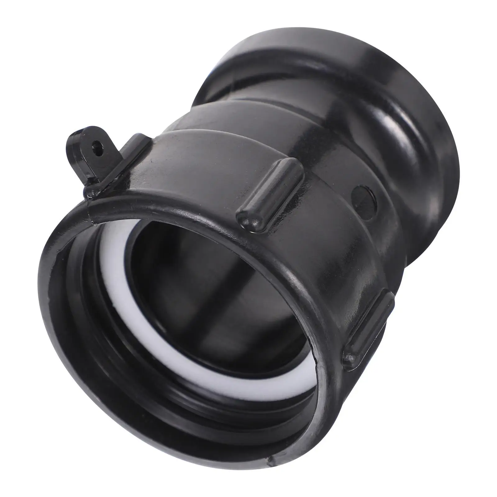 

Quick Connector 2 Inch Cam Fitting IBC Tote Adapter Hose Accessory Black ABS Plastic Couplings Food Grade Threaded Design