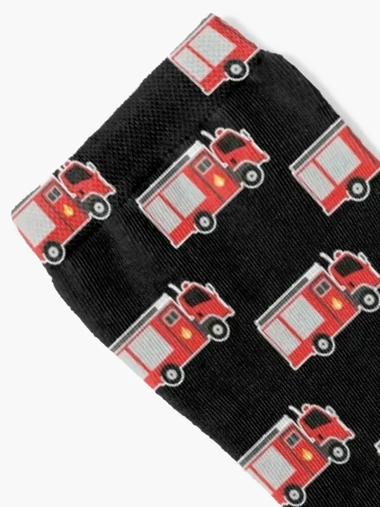 Fire engine fire engine fire engine department Socks winter sports and leisure Children's halloween Women Socks Men's