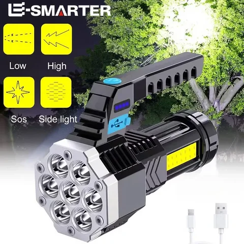 Rechargeable 7-LED Camping Flashlight