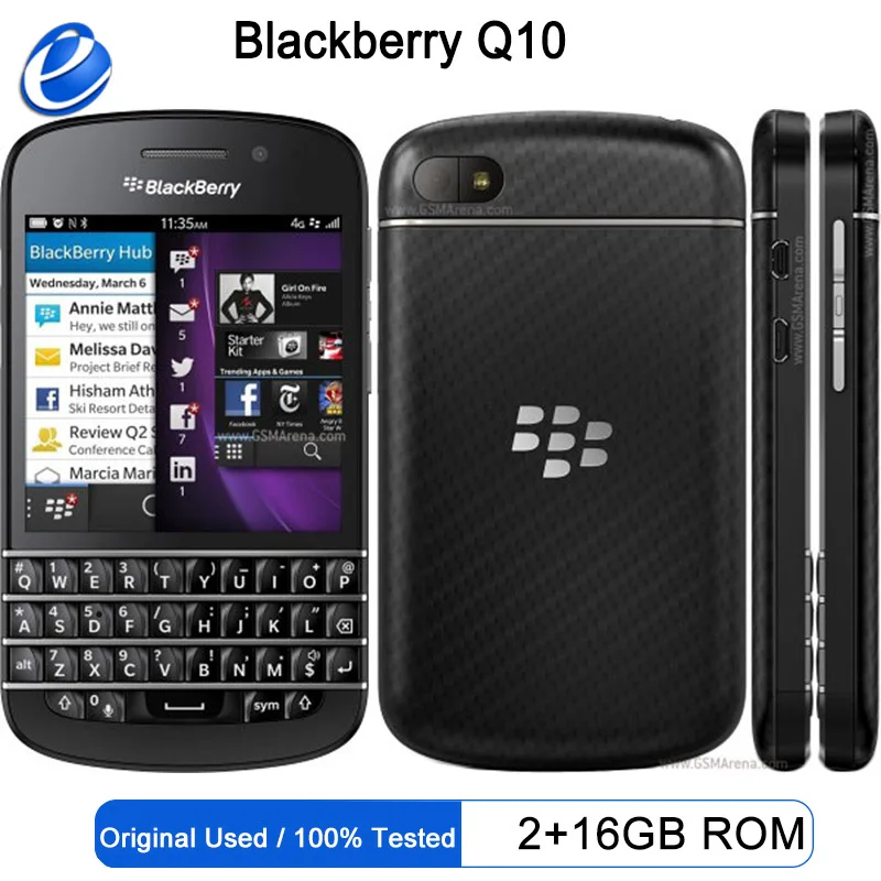 Original Blackberry Q10 4G Mobile Phone 3.1