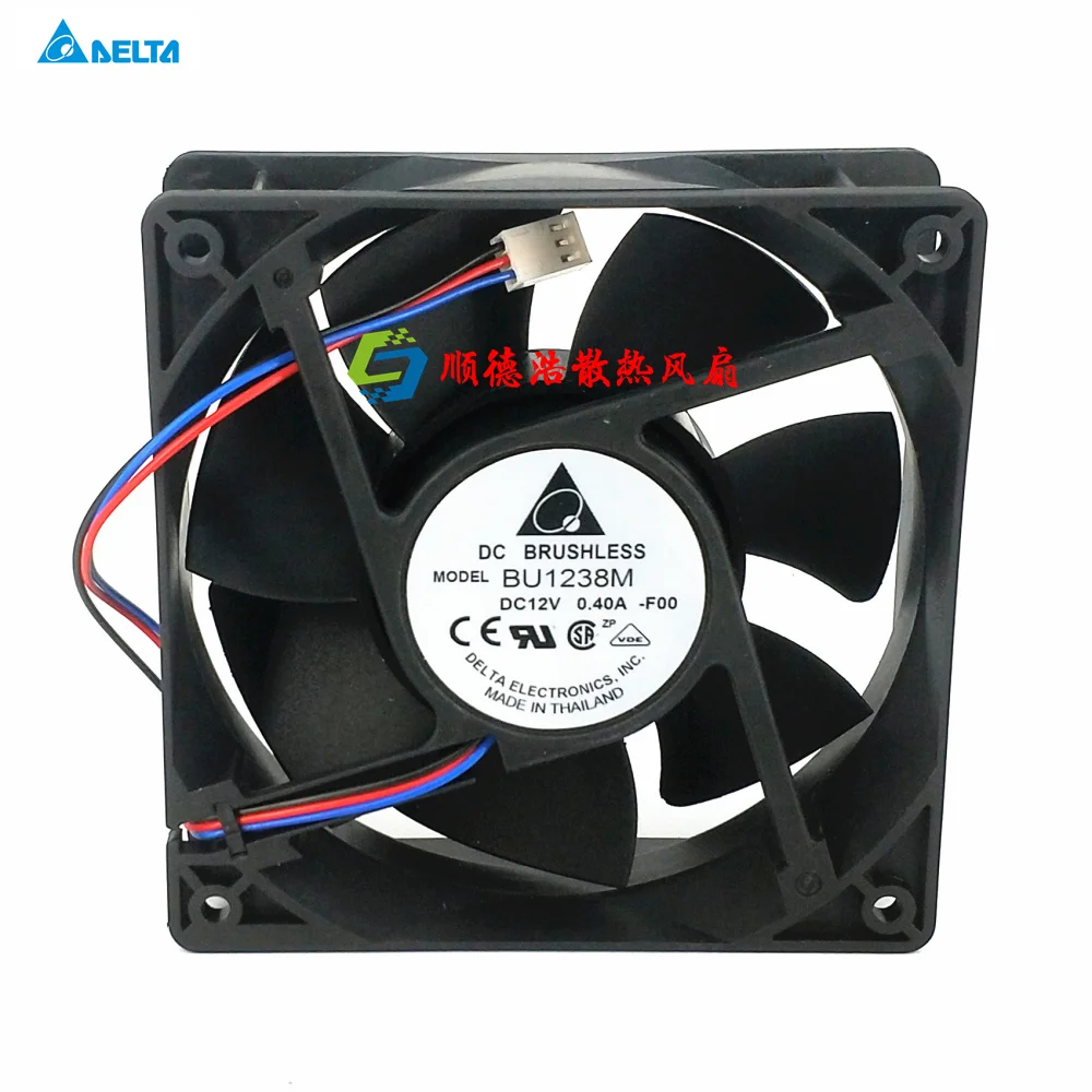

Ltsf For Delta Electronics BU1238M DC 12V 0.40A 120x120x38mm 3-Wire Server Cooling Fan 12cm