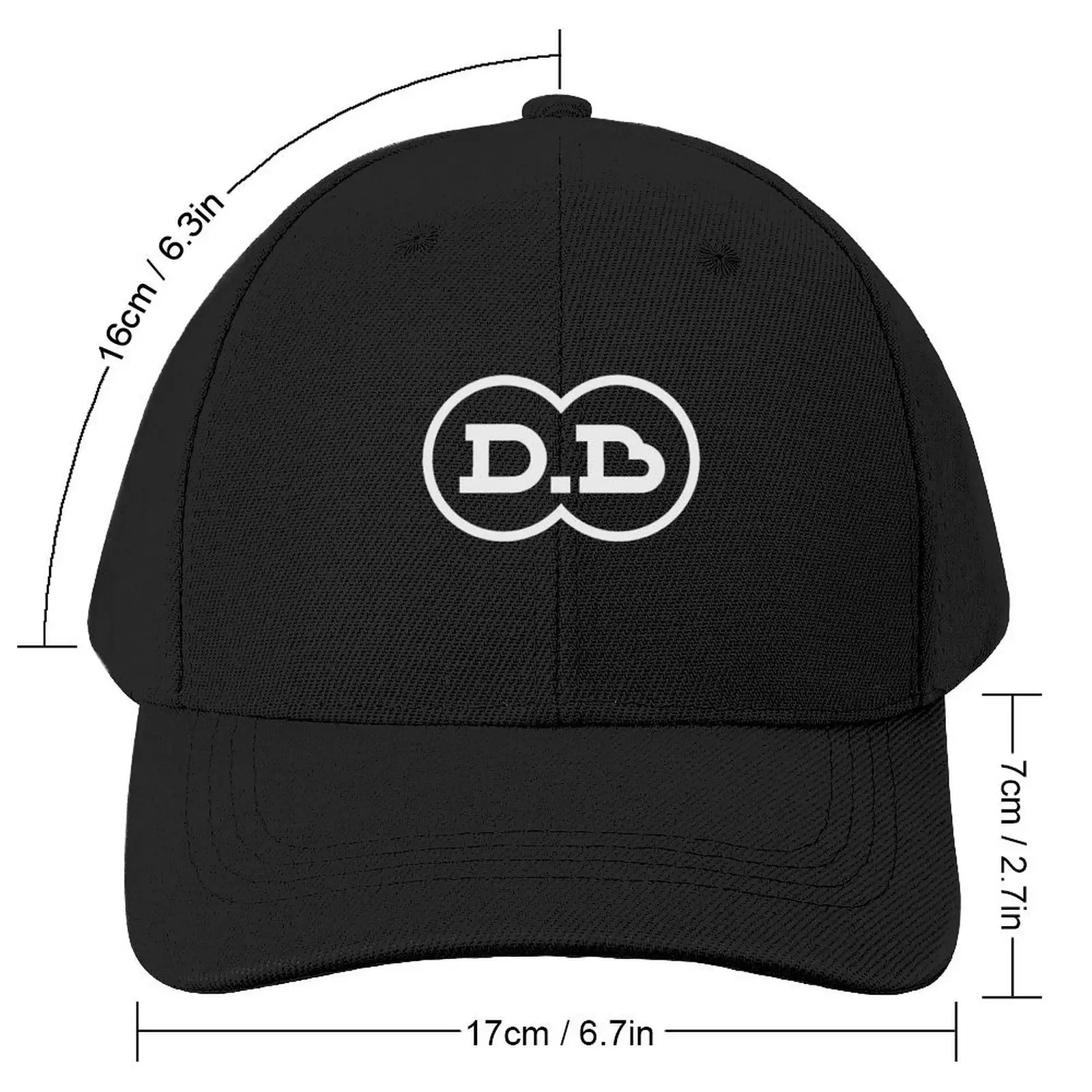 DB Panhard original emblem - white print Baseball Cap black Sun Cap Designer Hat Men Women's