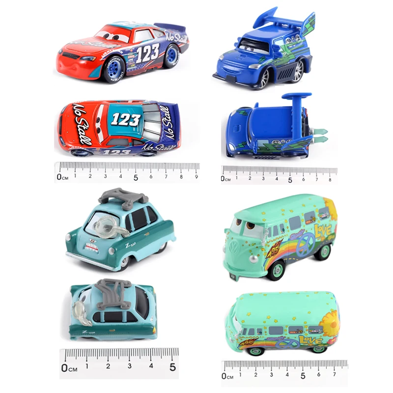 Pixar Cars Anime-Figuren Doc Hudson Ramone Lightning McQueen Fillmore Racing Metallmodell Rennwagen Spielzeug Kindergeschenke – Detail 17
